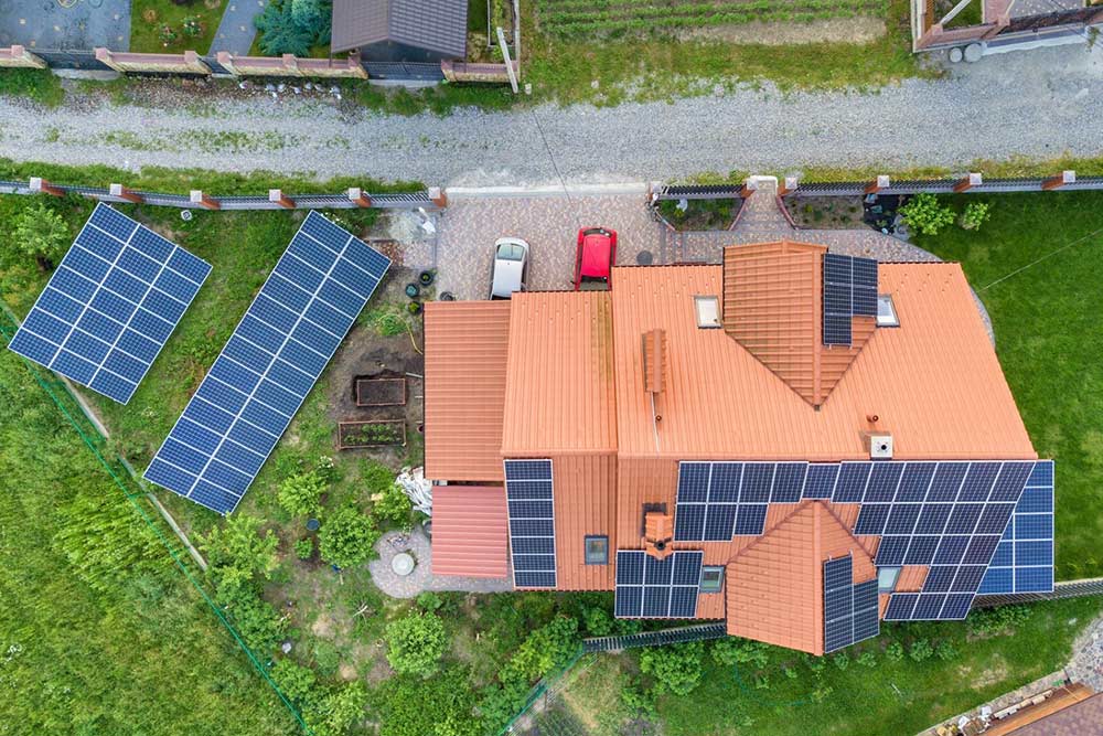 0 energiás ház napelemmel